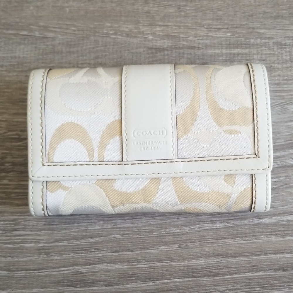 Coach monogram wallet